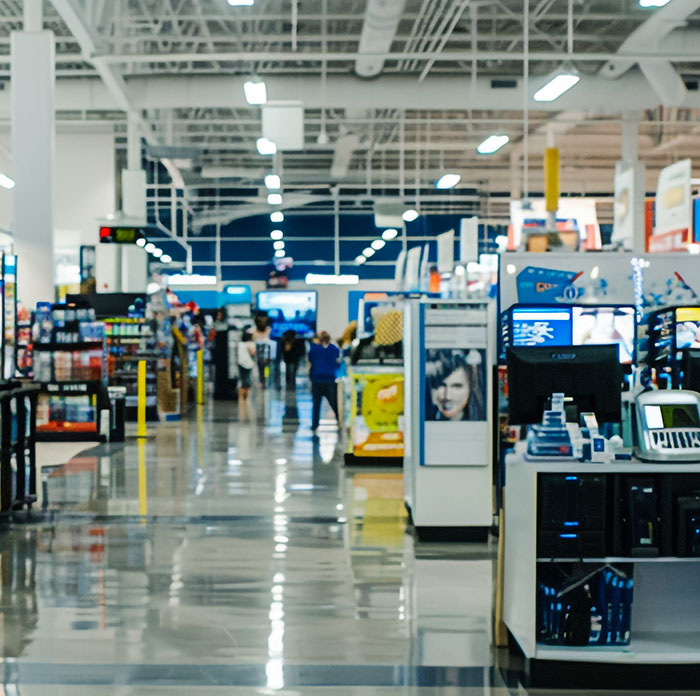 Interior of a large retail store with shoppers and aisles, illustrating brand mistakes that led to customer boycotts.