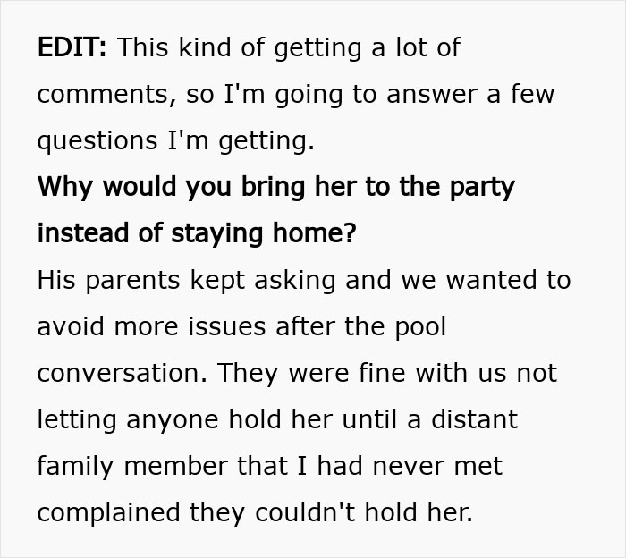 Text excerpt discussing concerns about grandchild safety, in-laws refusing to take precautions seriously and babysitting ban. Text excerpt discussing concerns about grandchild safety, in-laws refusing to take precautions seriously and babysitting ban.