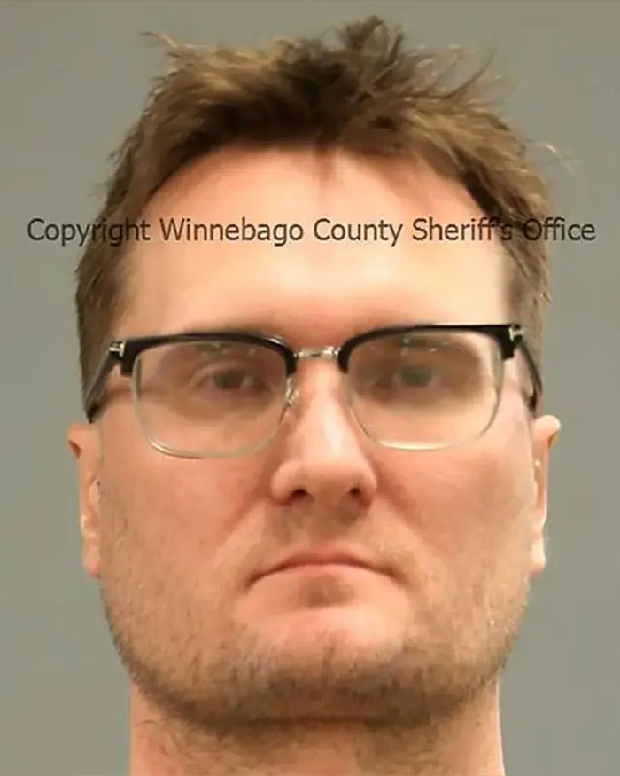 Mugshot of suspect in twisted homicide case involving Ohio dentist and wife, as discussed by ex FBI agent.