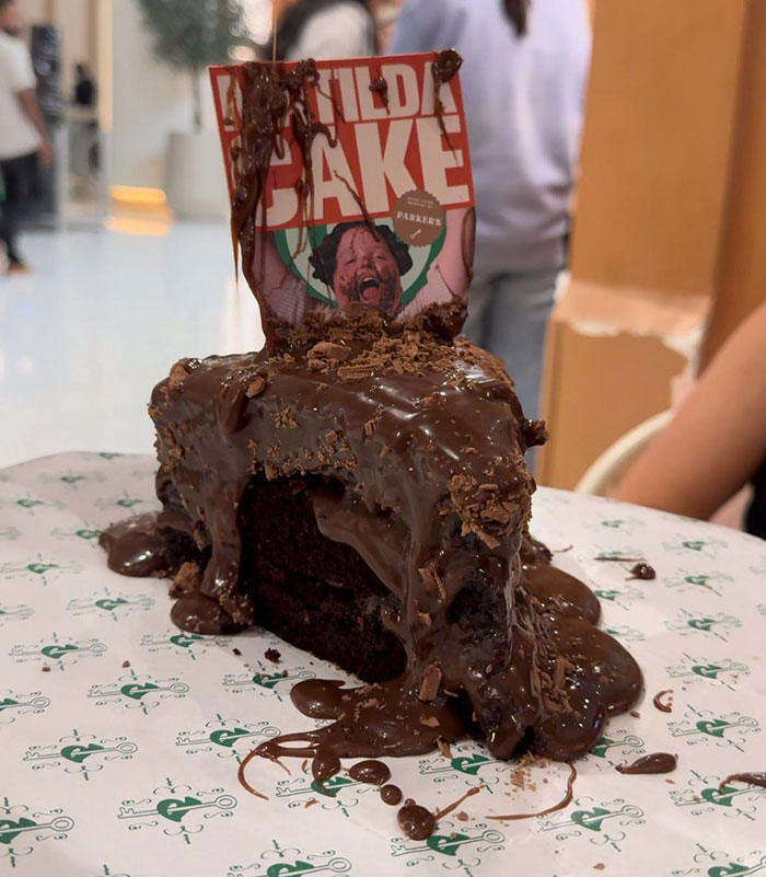 Chocolate cake melting on a plate, highlighting a pregnant partner’s craving treat eaten by her man and his wild excuse. Chocolate cake melting on a plate, highlighting a pregnant partner’s craving treat eaten by her man and his wild excuse.