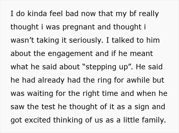 Text excerpt showing a man assuming fiancée is pregnant, revealing his true colors in a shocking and humiliating moment. Text excerpt showing a man assuming fiancée is pregnant, revealing his true colors in a shocking and humiliating moment.