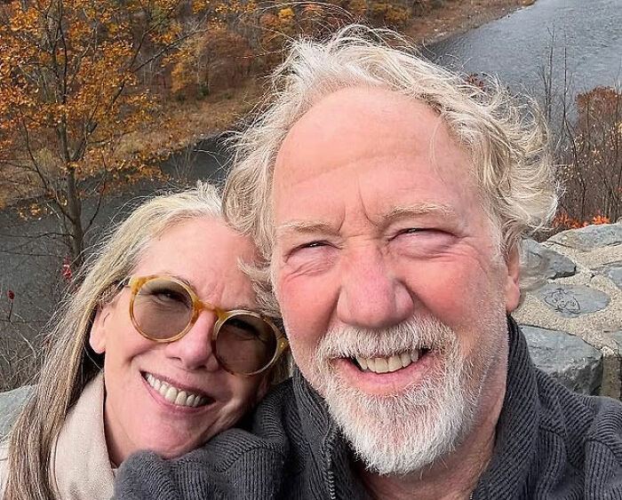 Melissa Gilbert and her husband outdoors, sparking outrage after tone-deaf Instagram fridge tour amid charges.