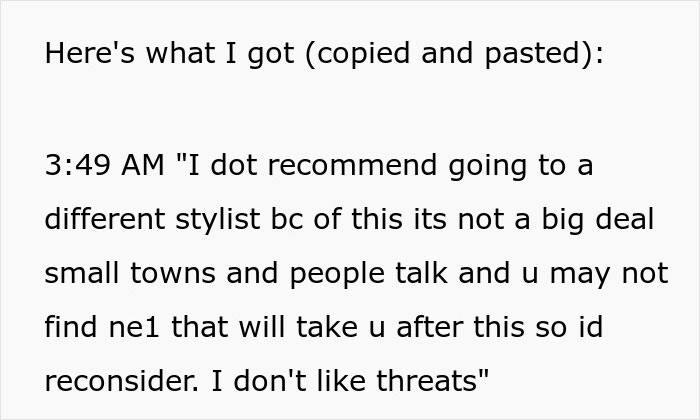 Woman shares a crazy story about her hair stylist after discovering a strange shrine related to her hair.