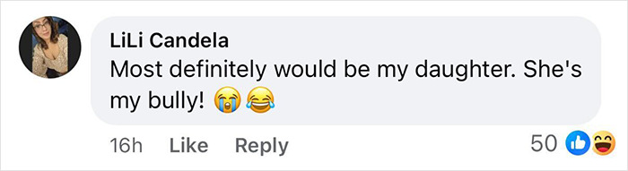 Comment from LiLi Candela about her daughter humorously bullying her, related to Matt Damon's teen daughter roast on red carpet pose. Comment from LiLi Candela about her daughter humorously bullying her, related to Matt Damon's teen daughter roast on red carpet pose.