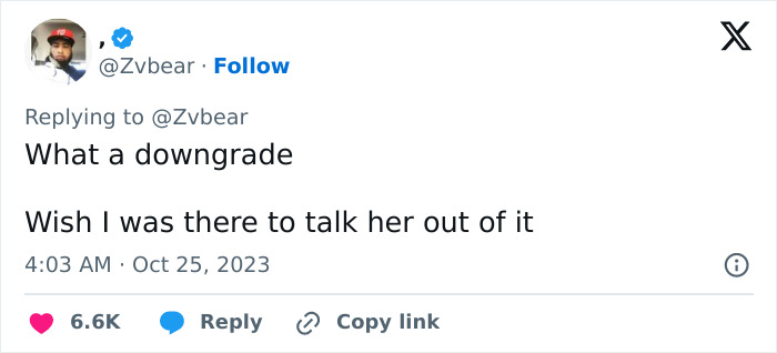 Screenshot of a Twitter reply criticizing a woman who went viral for breast reduction, highlighting online trolling by men.