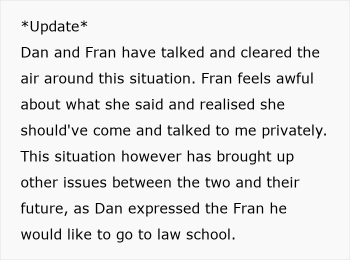 Update on mom urging son not to marry girlfriend after high school, causing long-term grudge from girlfriend-turned-fianc&eacute;e.