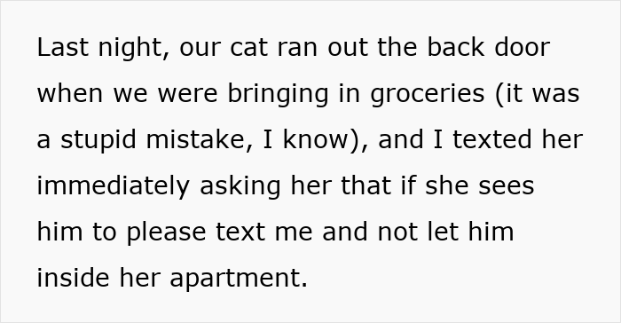 Person&rsquo;s cat disappearing for days while neighbor is secretly adopting and caring for the cat nearby.