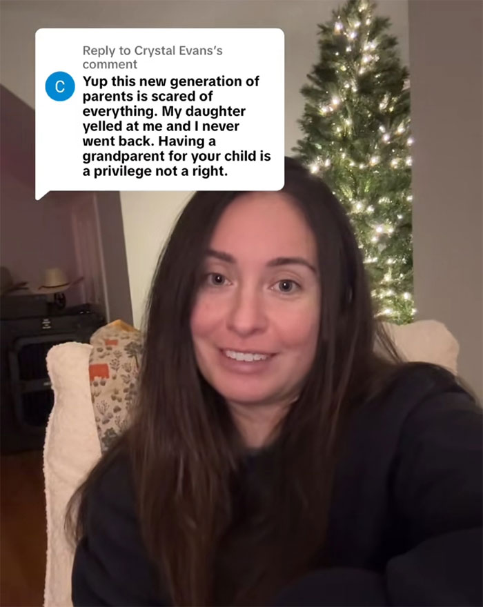 Woman sharing a gentle reminder for grandma to not kiss her baby, sparking viral reactions and internet opinions. Woman sharing a gentle reminder for grandma to not kiss her baby, sparking viral reactions and internet opinions.