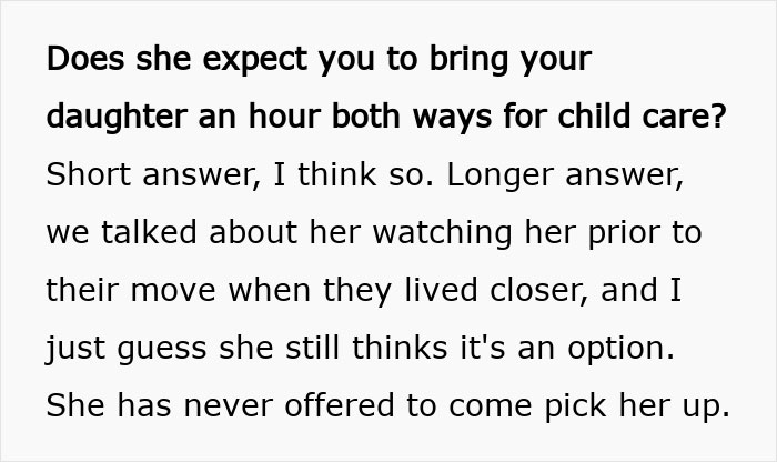 Text excerpt about in-laws refusing to prioritize grandchild safety and babysitting arrangements causing conflict. Text excerpt about in-laws refusing to prioritize grandchild safety and babysitting arrangements causing conflict.