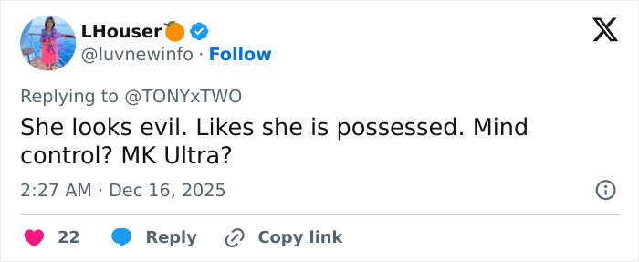 Tweet discussing Erika Kirk photo before Charlie's assassination with fans commenting on her makeup transformation.