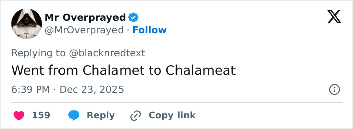 Tweet from Mr Overprayed mocking a 2000s teen heartthrob’s unrecognizable appearance at age 48. Tweet from Mr Overprayed mocking a 2000s teen heartthrob’s unrecognizable appearance at age 48.