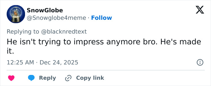 Screenshot of a social media reply discussing the 2000s teen heartthrob’s unrecognizable appearance at 48. Screenshot of a social media reply discussing the 2000s teen heartthrob’s unrecognizable appearance at 48.