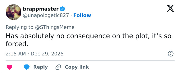 Tweet from Stranger Things star Noah Schnapp replying to a comment about Will Byers and the show’s plot controversy. Tweet from Stranger Things star Noah Schnapp replying to a comment about Will Byers and the show’s plot controversy.