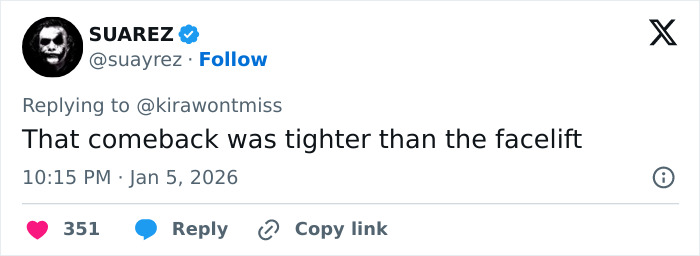 Plastic Surgeon Goes Viral After Dry Response To Facelift Critic Leaves Internet Laughing Hard Plastic Surgeon Goes Viral After Dry Response To Facelift Critic Leaves Internet Laughing Hard