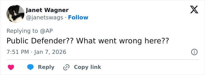 Screenshot of a social media post questioning public defender and discussing Nick Reiner’s family breaking silence after lawyer quits case. Screenshot of a social media post questioning public defender and discussing Nick Reiner’s family breaking silence after lawyer quits case.