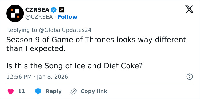 Tweet discussing a viral post urging Barron Trump to marry Princess Isabella to secure Greenland and monarchy. Tweet discussing a viral post urging Barron Trump to marry Princess Isabella to secure Greenland and monarchy.
