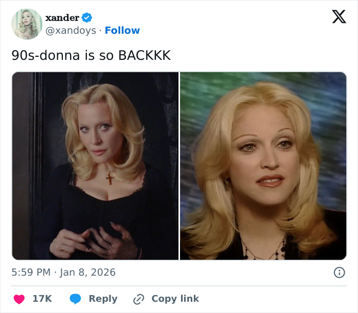 Madonna in Dolce & Gabbana ad with younger men and a provocative c****h shot generating controversy online. Madonna in Dolce & Gabbana ad with younger men and a provocative c****h shot generating controversy online.