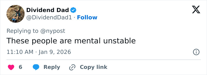 Tweet from Dividend Dad replying to a news post discussing a chilling house and horrifying discovery involving a skull in a man's car.