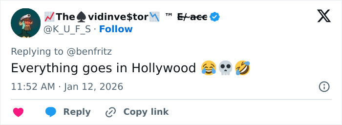 A tweet about 2026 Golden Globes chaos as arrogant stars leave early and smoke at tables despite ban.