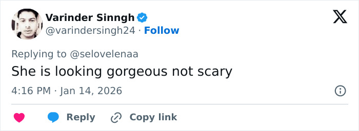 Screenshot of a social media reply discussing Kylie Jenner’s Golden Globes seat photo sparking online debate. Screenshot of a social media reply discussing Kylie Jenner’s Golden Globes seat photo sparking online debate.