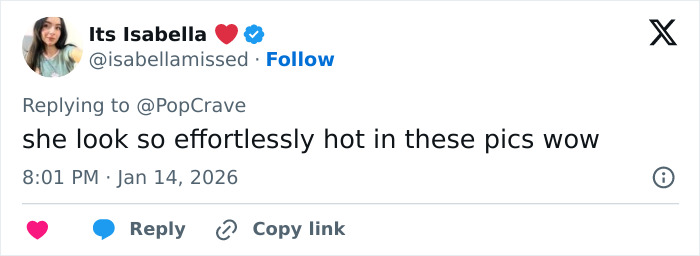 Charli XCX posing confidently in a stylish, braless outfit in a bold and racy photo dump shared online.