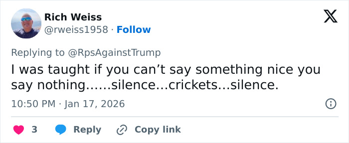 Screenshot of a tweet mocking Lara Trump&rsquo;s dance moves in her new music video titled Make It Stop.