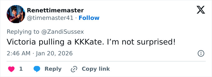 Screenshot of a social media reply discussing Brooklyn Beckham's biting accusations against parents and fan reactions to contradictions.