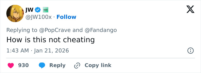 Screenshot of a tweet discussing Margot Robbie’s on-set relationship with Wuthering Heights co-star Jacob Elordi sparking rumors. Screenshot of a tweet discussing Margot Robbie’s on-set relationship with Wuthering Heights co-star Jacob Elordi sparking rumors.