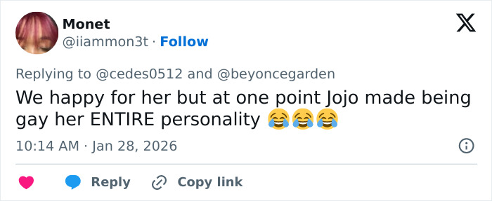 Social media reaction to JoJo Siwa's latest confession about her massive transformation and personal changes.