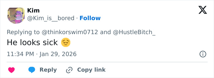 Tweet expressing concern over Ryan Seacrest’s extremely skinny look and its impact on fans amid Hollywood trend. Tweet expressing concern over Ryan Seacrest’s extremely skinny look and its impact on fans amid Hollywood trend.