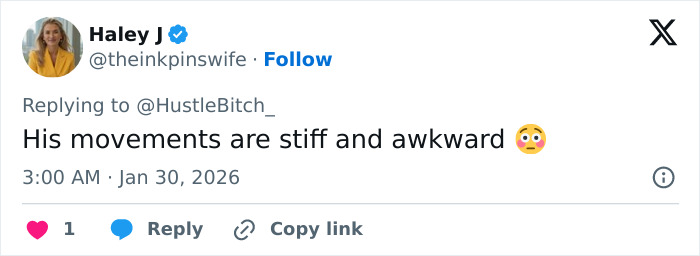 Screenshot of a social media reply commenting on Ryan Seacrest’s extremely skinny face and the growing Hollywood trend.