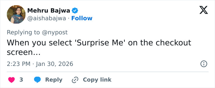 Screenshot of a tweet referencing a surprising fertility clinic mix-up leading to parents delivering another couple’s child.