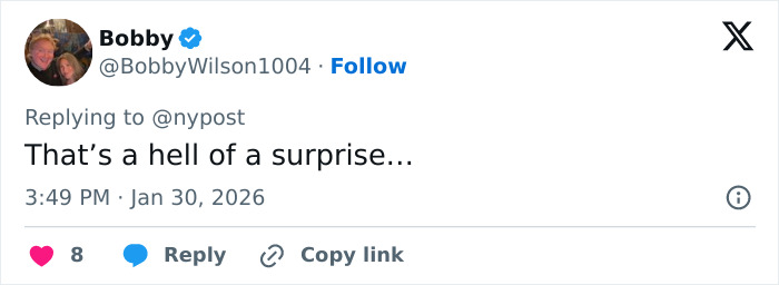 Tweet from Bobby Wilson reacting to surprising fertility clinic mix-up leading to wrong child delivery. Tweet from Bobby Wilson reacting to surprising fertility clinic mix-up leading to wrong child delivery.