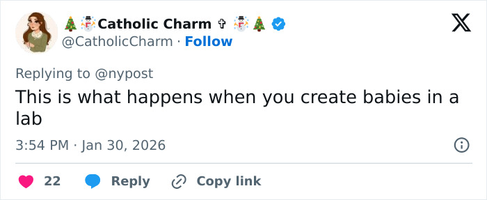 Tweet about fertility clinic mix-up causing parents to deliver another couple’s child, highlighting lawsuit concerns. Tweet about fertility clinic mix-up causing parents to deliver another couple’s child, highlighting lawsuit concerns.