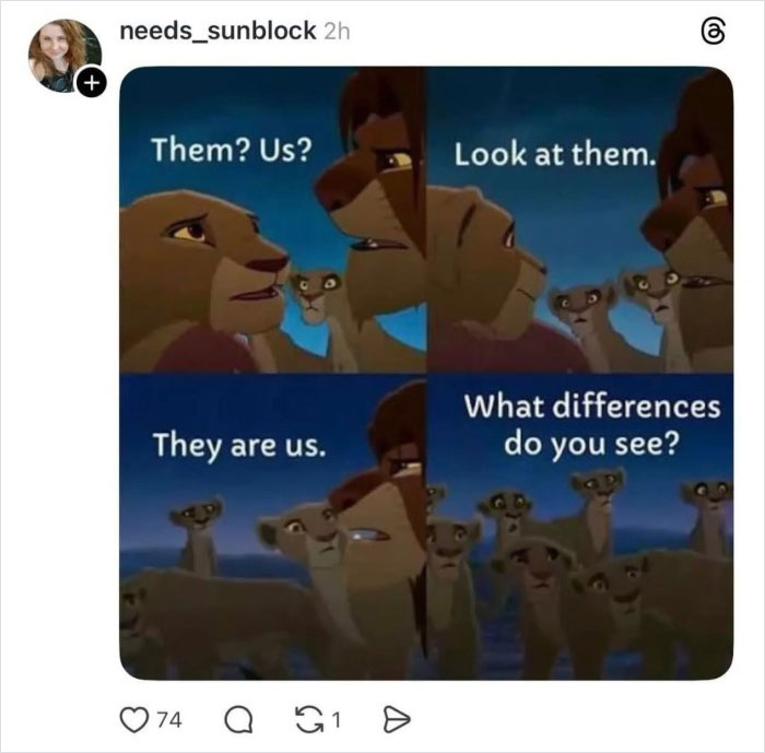 Disney thread goes viral with Lion King scene meme highlighting unity and deleted for unexpected reasons.