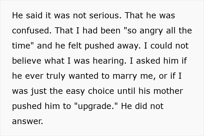 Text excerpt showing a woman surprised by manipulative tactics from her MIL’s so-called generous gift controlling her life. Text excerpt showing a woman surprised by manipulative tactics from her MIL’s so-called generous gift controlling her life.