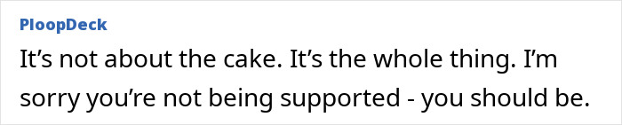 Text excerpt showing an emotional message about pregnancy cravings and relationship support in black font on a white background. Text excerpt showing an emotional message about pregnancy cravings and relationship support in black font on a white background.