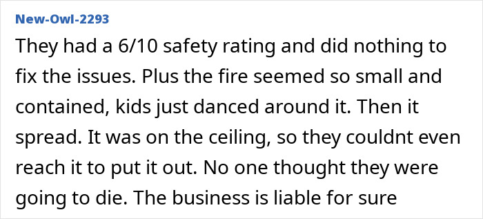 Comment describing safety rating and fire spread in a horrific Swiss resort blaze that claimed nearly 50 lives. Comment describing safety rating and fire spread in a horrific Swiss resort blaze that claimed nearly 50 lives.