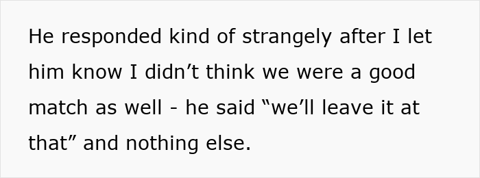 Text excerpt describing a recovering alcoholic backing out of a second date after realizing it was planned around bars. Text excerpt describing a recovering alcoholic backing out of a second date after realizing it was planned around bars.