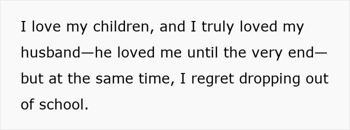 Alt text: Woman reflects on regrets after marrying a mechanic while her rich siblings thrive, struggling to survive at age 55.