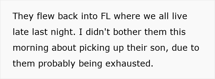 Text describing a mom of six feeling stressed and overwhelmed while babysitting her brother&rsquo;s son after being blocked.