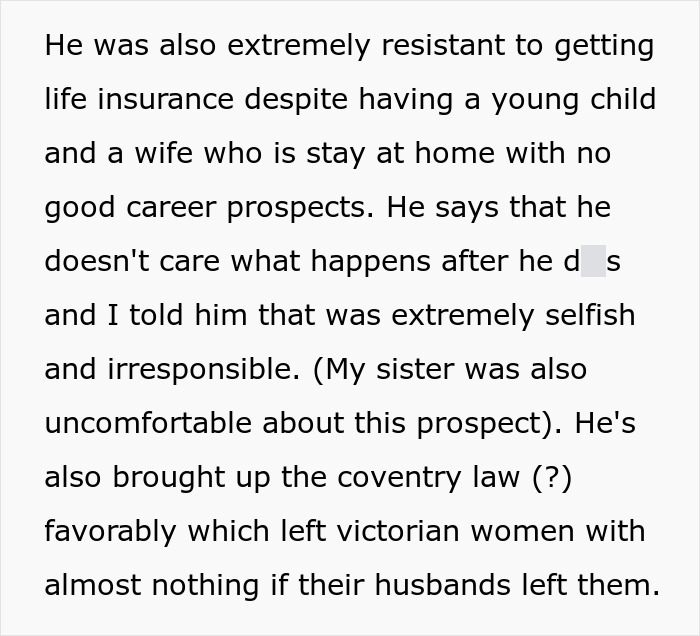 Woman worried about sister who became a tradwife starting a secret fund to support her discreetly at home. Woman worried about sister who became a tradwife starting a secret fund to support her discreetly at home.