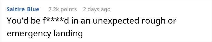 Reddit comment warning you'd be in danger in an emergency, criticizing sardine can seating on new planes Reddit comment warning you'd be in danger in an emergency, criticizing sardine can seating on new planes