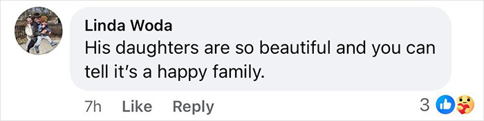 Comment praising Matt Damon's teen daughter and family happiness in a Facebook post about a red carpet moment. Comment praising Matt Damon's teen daughter and family happiness in a Facebook post about a red carpet moment.