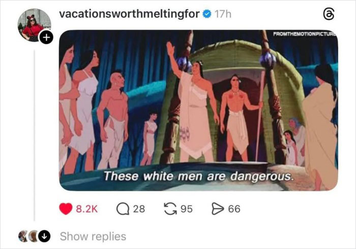 Screenshot of viral Disney thread showing animated characters with a controversial caption, sparking online debate and deletion.