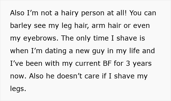 Alt text: Personal experience sharing reasons to refuse shaving legs and feeling confident without hair removal.
