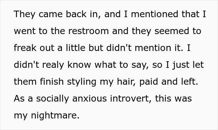 Woman shares a crazy story about her hair stylist after discovering a weird shrine related to her hair.