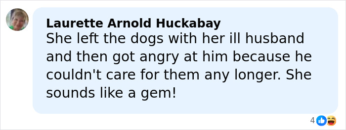 Woman, 64, Leaves Husband With Life-Threatening Injuries After He Reveals He Put Down Their Dogs Woman, 64, Leaves Husband With Life-Threatening Injuries After He Reveals He Put Down Their Dogs