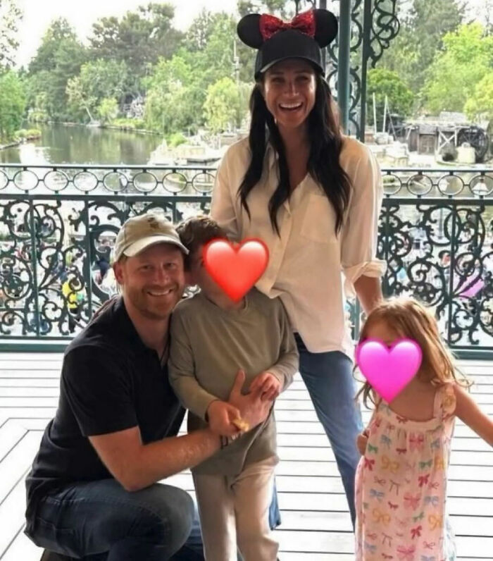 Meghan Markle with family outdoors wearing Minnie Mouse ears hat in a candid moment linked to 2016 throwback post controversy