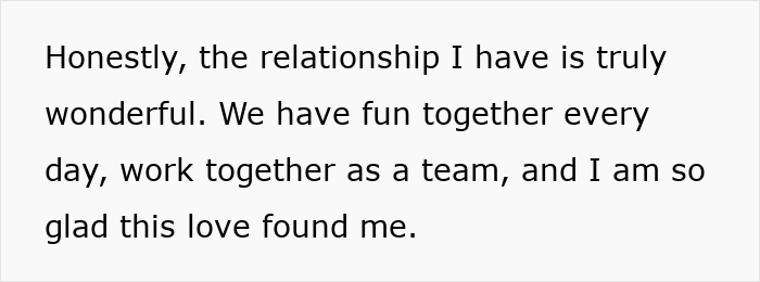 Text on white background about a man’s lovey-dovey ritual annoying his tired girlfriend with morning kisses and love.